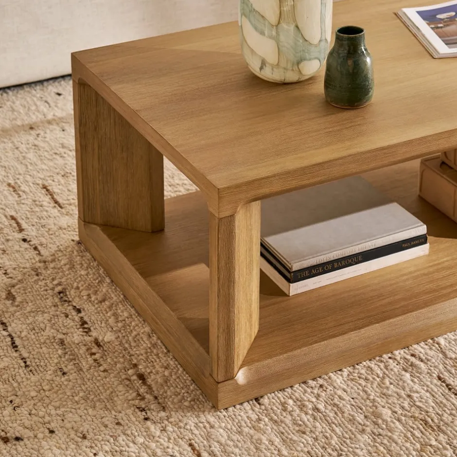 New Casa Rectangular Box Coffee Table Small Living Room Furniture|Coffee Tables