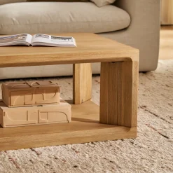 New Casa Rectangular Box Coffee Table Small Living Room Furniture|Coffee Tables
