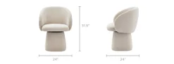 Sale Cassidy Swivel Chair Office Chairs|Dining Chairs