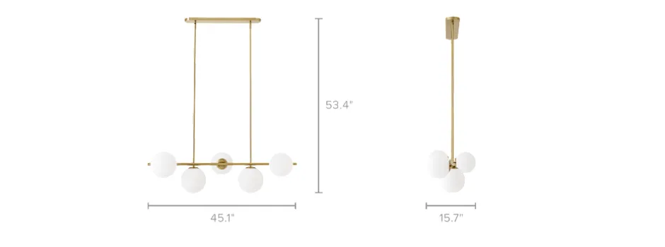 Hot Cedric Linear Chandelier Lighting And Lamps