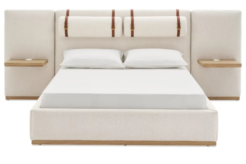 Discount Claude Performance Fabric Bed Small Bedroom Furniture|Beds & Bed Frames