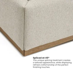 Discount Claude Performance Fabric Bed Small Bedroom Furniture|Beds & Bed Frames