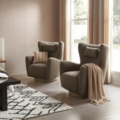 Online Colette Swivel Armchair Armchairs And Accent Chairs