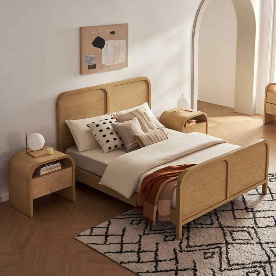 Outlet Crescent Bed Small Bedroom Furniture|Beds & Bed Frames