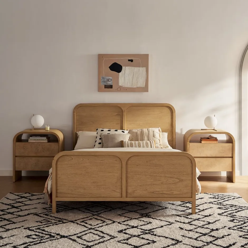 Outlet Crescent Bed Small Bedroom Furniture|Beds & Bed Frames