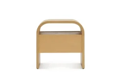 Clearance Crescent 1-Drawer Nightstand Small Bedroom Furniture|Nightstands & Bedside Tables