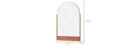 Clearance Crimson Wall Mirror Wall & Floor Mirrors