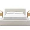 Clearance Dawson Bed with 2 Crescent Nightstands Bedroom Sets|Bedroom Sets