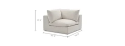 New Dawson Corner Sofa Armchairs And Accent Chairs|Modular Sofas