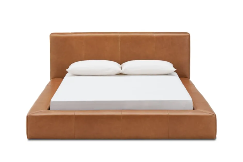 Discount Dawson Leather Bed Beds & Bed Frames