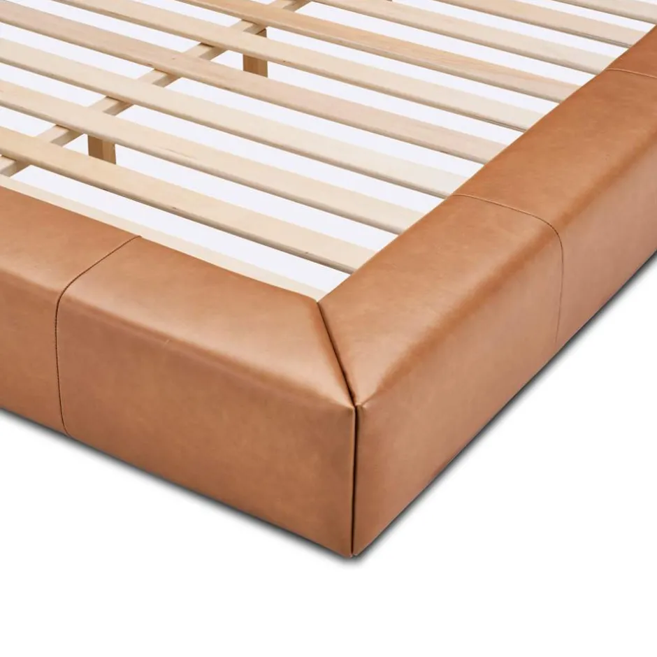 Discount Dawson Leather Bed Beds & Bed Frames