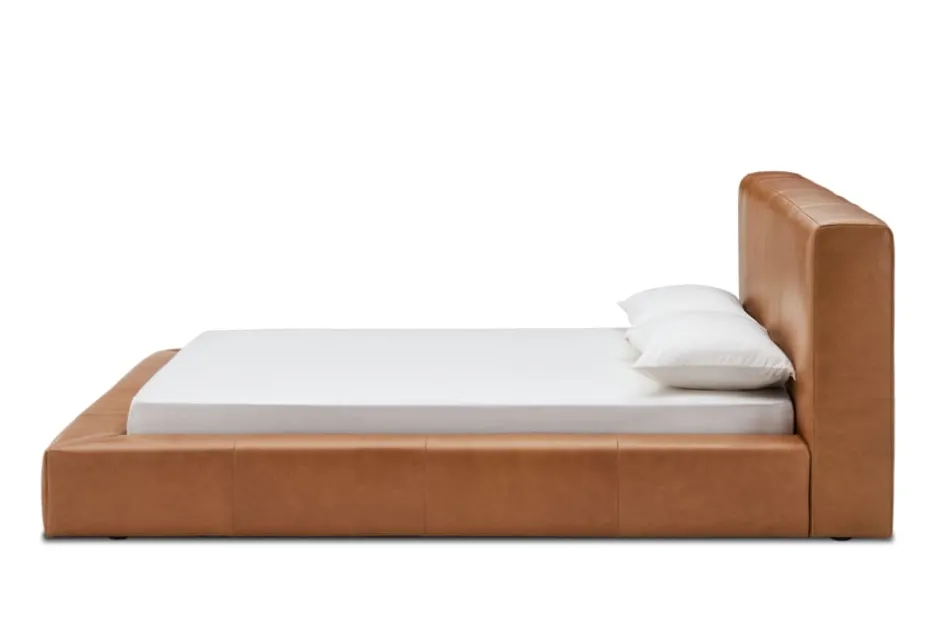 Discount Dawson Leather Bed Beds & Bed Frames
