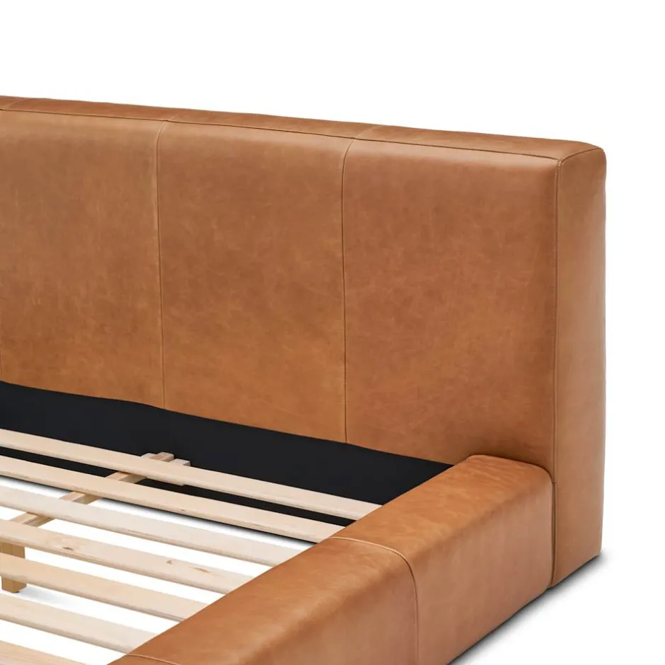 Discount Dawson Leather Bed Beds & Bed Frames