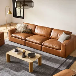 Hot Dawson Leather Extended Sofa Leather Sofas|3 Seater Sofas