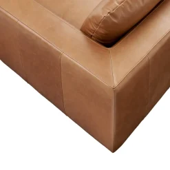 Discount Dawson Leather Left Arm Sofa Armchairs And Accent Chairs|Leather Sofas