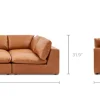 Hot Dawson Leather Pit-Sectional Sofa Leather Sofas|Sectional Sofas