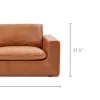 Hot Dawson Leather Sofa 3 Seater Sofas|Leather Sofas