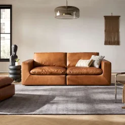 Hot Dawson Leather Sofa 3 Seater Sofas|Leather Sofas