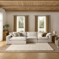 Best Dawson Left Wide Chaise Modular Sofas|Loveseats