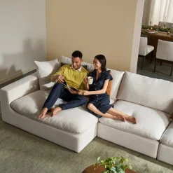 Best Dawson Left Wide Chaise Modular Sofas|Loveseats