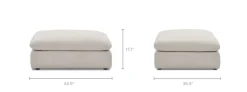 Clearance Dawson Ottoman Footstools, Ottomans & Poufs