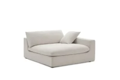 Sale Dawson Right Wide Chaise Modular Sofas|Loveseats
