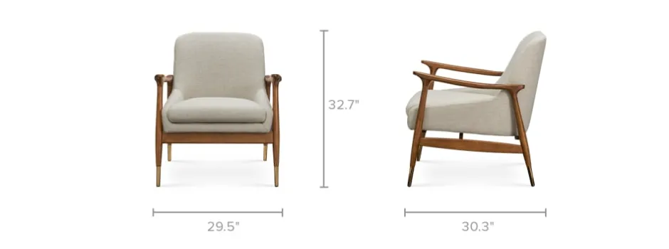 Clearance Desmond Armchair Armchairs And Accent Chairs|Small Living Room Furniture