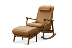 Hot Desmond Rocking Armchair with Ottoman Living Room Sets|Living Room Sets