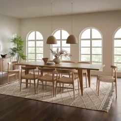 New Dillon Extendable Dining Table, 74.8" - 110.2" Dining Tables