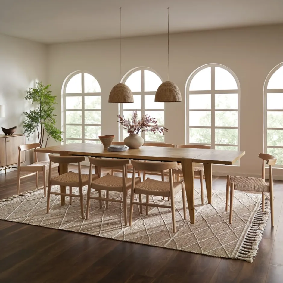 New Dillon Extendable Dining Table, 74.8" - 110.2" Dining Tables