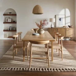 New Dillon Extendable Dining Table, 74.8" - 110.2" Dining Tables