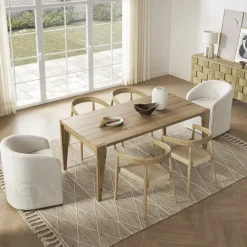 New Dillon Extendable Dining Table, 74.8" - 110.2" Dining Tables