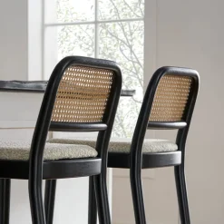 Online Edith Cane Bar Stool, Black Stools & Bar Stools