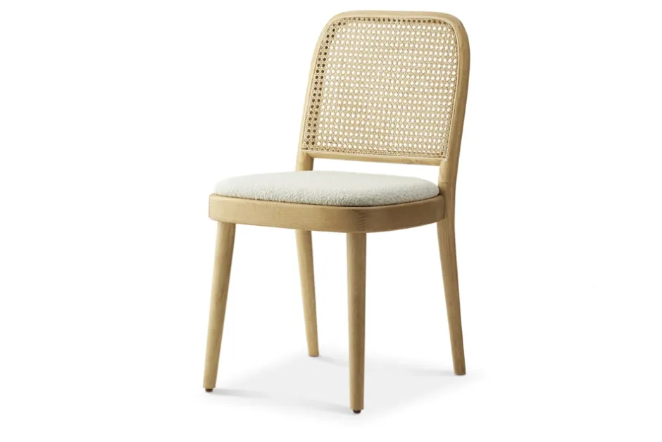 Discount Edith Cane Chair, White Wash Dining Chairs