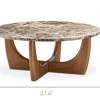 Best Elio Marble Round Coffee Table Coffee Tables