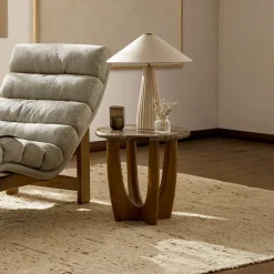 Best Elio Marble Round Side Table Side Tables|Small Living Room Furniture
