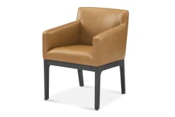 Sale Elliot Leather Dining Arm Chair Dining Chairs|Small Dining Room Furniture