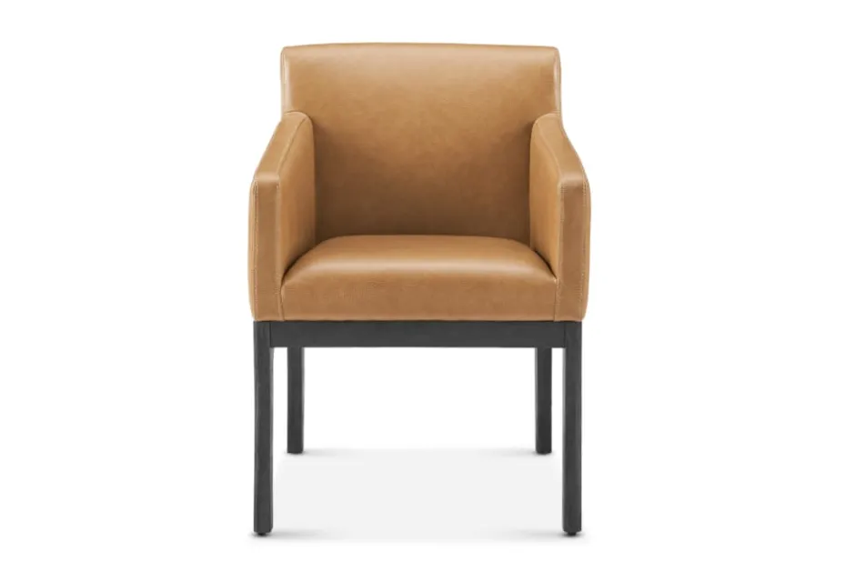 Sale Elliot Leather Dining Arm Chair Dining Chairs|Small Dining Room Furniture