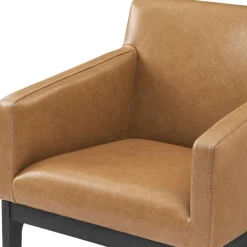 Sale Elliot Leather Dining Arm Chair Dining Chairs|Small Dining Room Furniture