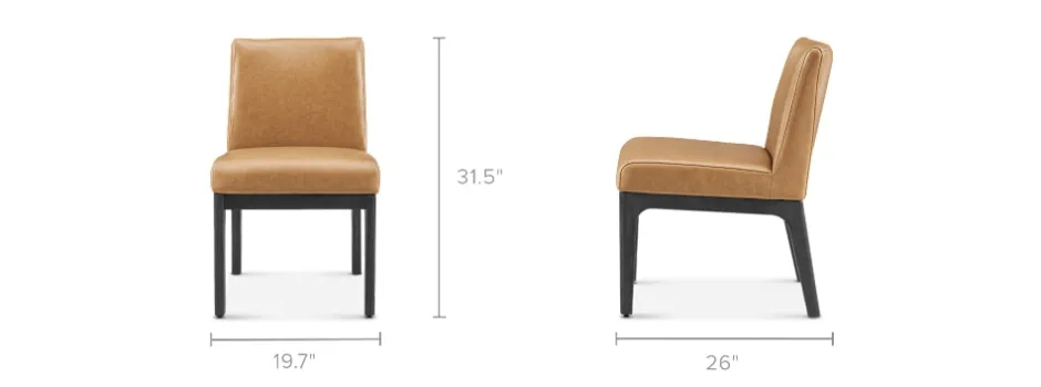 Sale Elliot Leather Dining Chair Dining Chairs|Small Dining Room Furniture