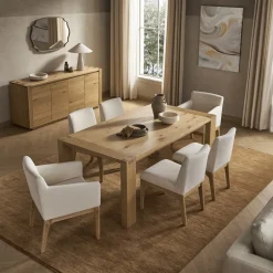 Outlet Elliot Performance Fabric Dining Arm Chair Dining Chairs|Small Dining Room Furniture