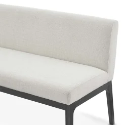New Elliot Performance Fabric Right Banquette Bench Benches|Small Dining Room Furniture