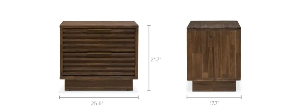 Clearance Emery Nightstand Nightstands & Bedside Tables|Side Tables