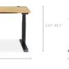 Clearance Emmerson Adjustable Standing Desk, Oak Desks
