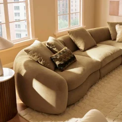 Fashion Fable Leather Armless Sofa Armchairs And Accent Chairs|Leather Sofas