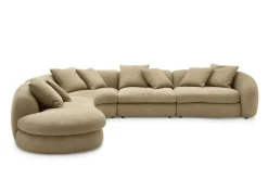 New Fable Leather Extended Chaise Sectional Sofa Leather Sofas|Sectional Sofas
