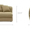 Hot Fable Leather Left Chaise Leather Sofas|Modular Sofas