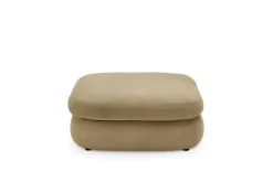Fashion Fable Leather Side Ottoman Footstools, Ottomans & Poufs|Leather Sofas