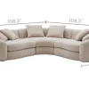 New Fable Performance Fabric Sectional Sofa Sectional Sofas