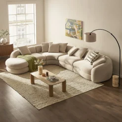 New Fable Performance Fabric Left Chaise Modular Sofas|Loveseats